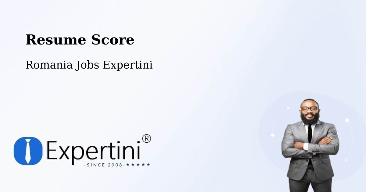 Resume Score & Job Description Match Tool – Plugari - Romania Jobs Expertini